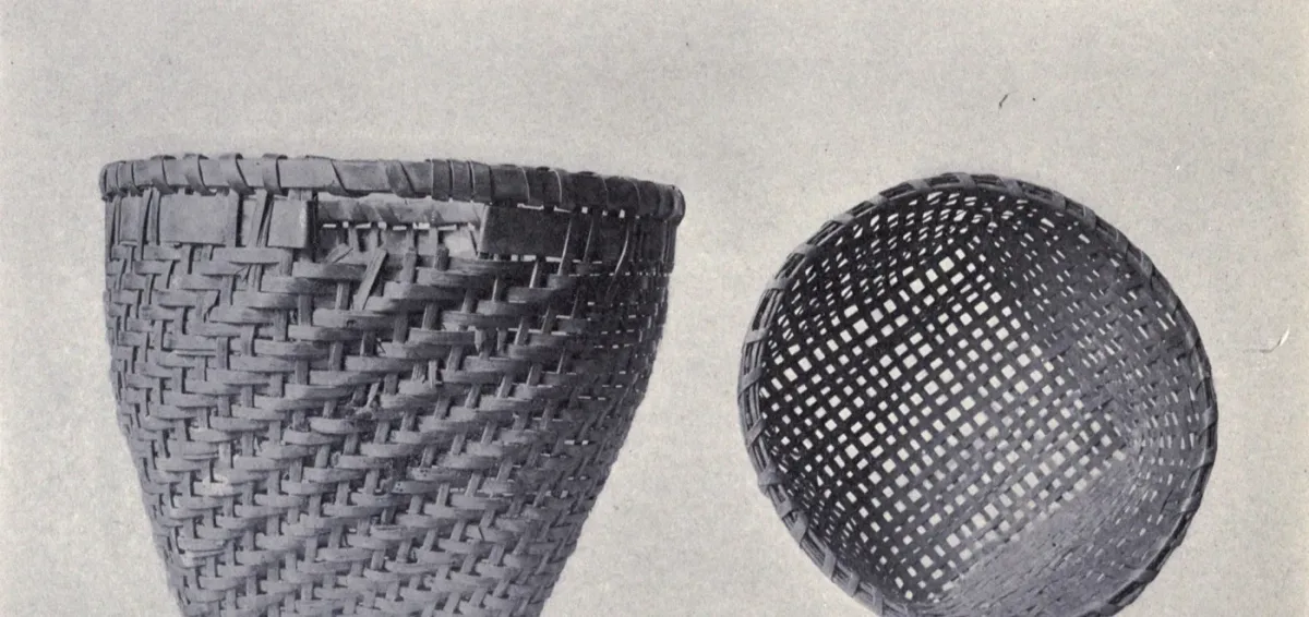 Seneca Hulling And Hominy Baskets (Parker 1910)